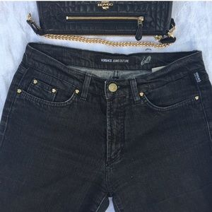 Versace Bootcut Faded Jeans